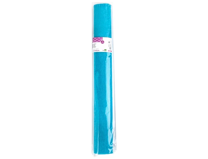Liderpapel Papel crepón Celeste 50 cm x 2,5 m 85g/m² Liderpapel Papel crepón Celeste 50 cm x 2,5 m 85g/m²