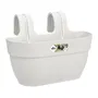Elho Vibia Campana Easy Hanger Medium Maceta Blanco Seda Balcón Exterior L 24,1 x An 36 x Al 26,5 cm
