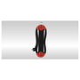 Bachmann HOOK Indoor Regleta de 5 Tomas con Interruptor y Cable de 5m - Rojo