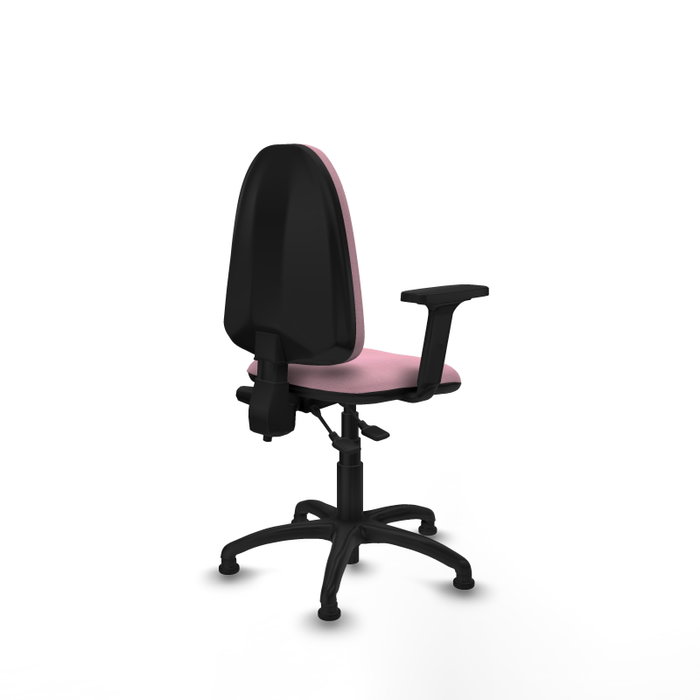 PIQUERAS Y CRESPO Silla de oficina Aýna Rosa con mecanismo de doble maneta PIQUERAS Y CRESPO Silla de oficina Aýna Rosa con mecanismo de doble maneta