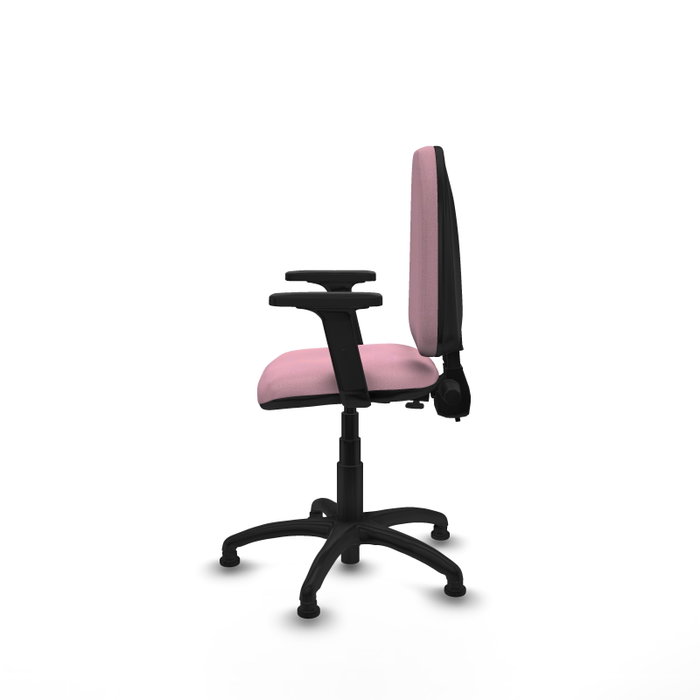 PIQUERAS Y CRESPO Silla de oficina Aýna Rosa con mecanismo de doble maneta PIQUERAS Y CRESPO Silla de oficina Aýna Rosa con mecanismo de doble maneta