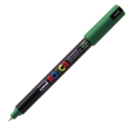 Uni ball POSCA Marcador PC-1MR No Permanente Punta Extrafina 0.7 mm Verde