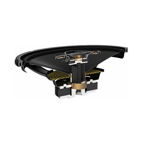 Pioneer TS-A6881F Altavoz 4 vías Ovalado 6x8", 350W máx., 80W RMS, 4Ω, 30-32000 Hz, Negro