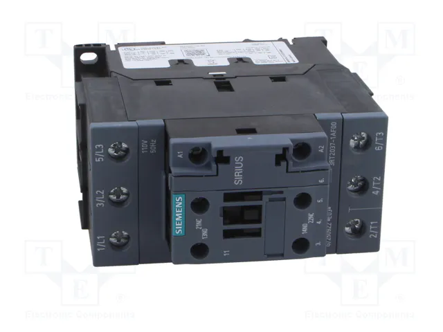 SIEMENS 3RT2037-1AF00 Contactor 3-polar 65A 110VAC