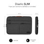 Subblim Funda Air Padding 360 Sleeve 15,6 pulgadas Gris Oscuro