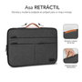 Subblim Funda Air Padding 360 Sleeve 15,6 pulgadas Gris Oscuro