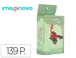 Imaginovo Juego de mini bloques de construcción Shape It Escorpión, 139 piezas