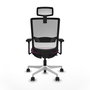 PIQUERAS Y CRESPO Silla de oficina Haches con mecanismo Sincro/Traslack, Morado y Blanco