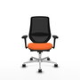 PIQUERAS Y CRESPO Silla de oficina Mardos Naranja y Negro