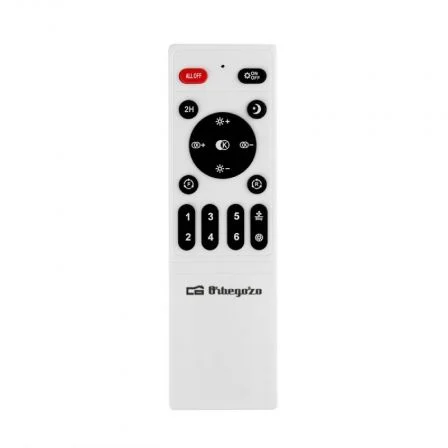 Orbegozo CP 12435 - Ventilador de Techo 33 cm con Luz LED 58W, 5 Aspas ABS, 6 Velocidades, Función Invierno/Verano, Temporizador, Mando a Distancia, Blanco