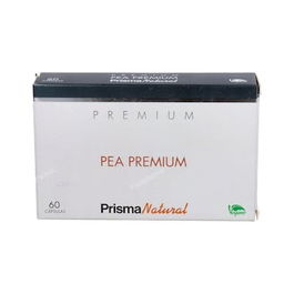 PRISMA NATURAL Pea Premium 60 Cápsulas - Suplemento de Palmitoiletanolamida, Apto Veganos, Celíacos e Intolerantes a Lactosa