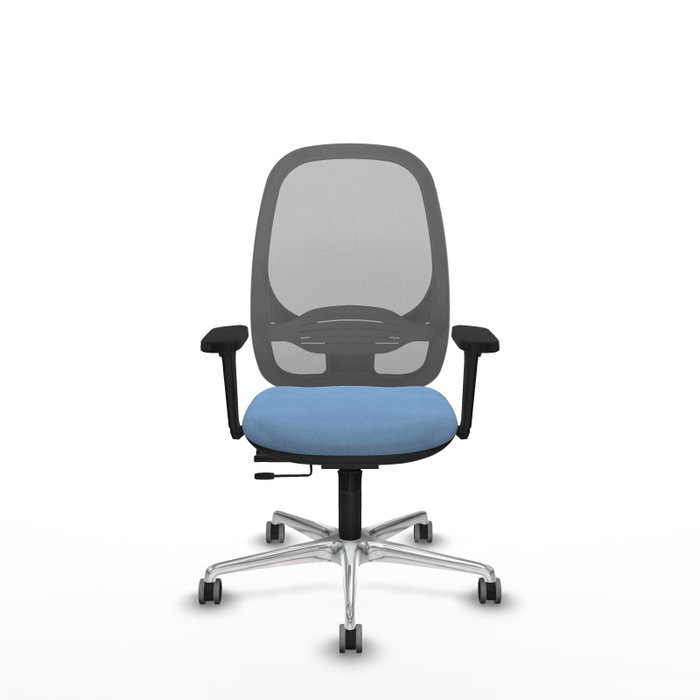 PIQUERAS Y CRESPO Silla de oficina Cilanco con mecanismo Sincro/Traslack Azul cielo y Gris PIQUERAS Y CRESPO Silla de oficina Cilanco con mecanismo Sincro/Traslack Azul cielo y Gris