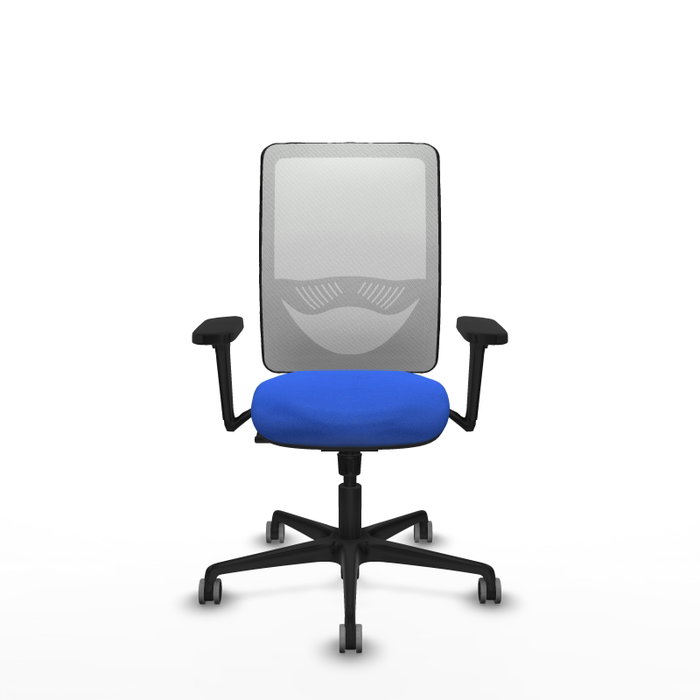 PIQUERAS Y CRESPO Silla de oficina Zulema con mecanismo Sincro, Azul y Blanco PIQUERAS Y CRESPO Silla de oficina Zulema con mecanismo Sincro, Azul y Blanco