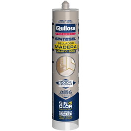 QUILOSA SINTESEL MADERA Sellador Sintético Siliconizado Gris Oscuro