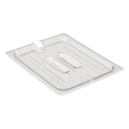CAMBRO Tapa con muesca y asa GN 1/2 Transparente