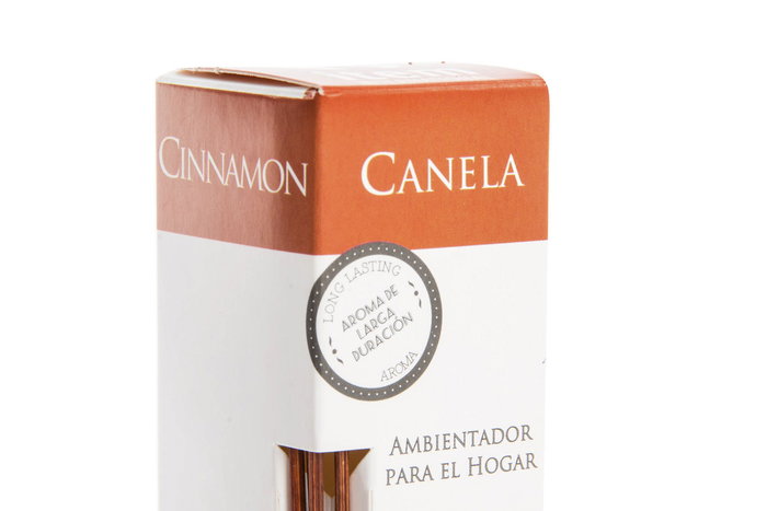 DKD Home Decor Ambientador Mikado Basicos Marron 50 ml con Varillas 4 x 20 x 4 cm (6 Unidades)