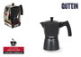 Quttin Cafetera 6 Servicios Inducción Darkblack 9.6 x 17.9 x 18.3 cm (6 Unidades)