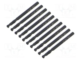 RECA Broca para metal de 3 mm, HSS, 46 mm
