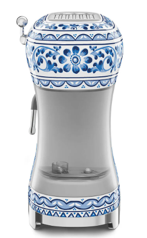 Smeg ECF02DGBEU Dolce & Gabbana Máquina de Café Espresso Semi-automática, 15 bar, Azul Mediterraneo Smeg ECF02DGBEU Dolce & Gabbana Máquina de Café Espresso Semi-automática, 15 bar, Azul Mediterraneo