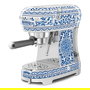 SMEG ECF02DGBEU Máquina Espresso Dolce & Gabbana, 1.1L, 1350W, Azul Mediterraneo