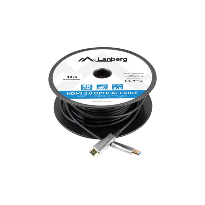Lanberg Cable HDMI v2.0 AOC 10m Negro