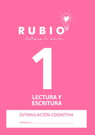 RUBIO Cuaderno A4 Estimulación Cognitiva Lectura Nº 1