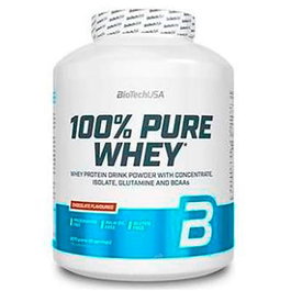 BIOTECHUSA 100% Pure Whey Protein en Polvo Sabor Chocolate - 2270g (2.27 kg) - Concentrado y Aislado de Suero
