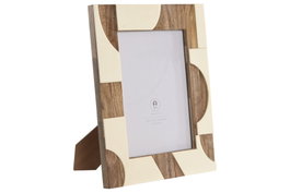 DKD Home Decor Marco de Fotos Abstracto de Acacia 15x20