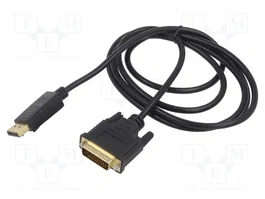 SAVIO Cable DisplayPort a DVI-D (24+1) Full HD 1080p 1,8m