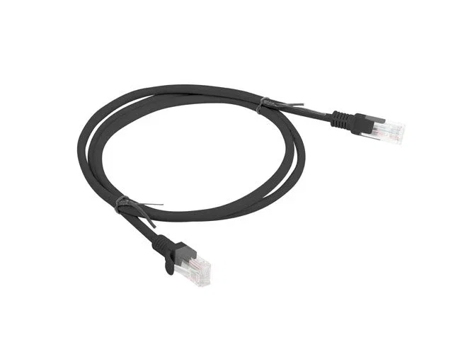 Lanberg Cable de red Cat5e U/UTP 1 m Negro PCU5-10CC-0100-BK Lanberg Cable de red Cat5e U/UTP 1 m Negro PCU5-10CC-0100-BK