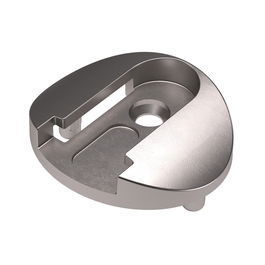 ITALIANA FERRAMENTA Kraby Md05 Placa Fijación Costado Niquel