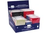 Liderpapel Libreta de Símil Piel 120 Hojas Cuadro 4mm con Índice Expositor