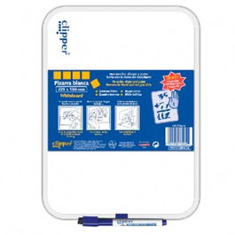 Alpino Pizarra Blanca Grande 35x25 cm con Rotulador en Blister