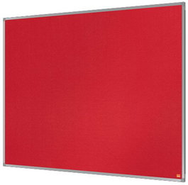 NOBO Tablero de anuncios Essence fieltro rojo 90x60 cm