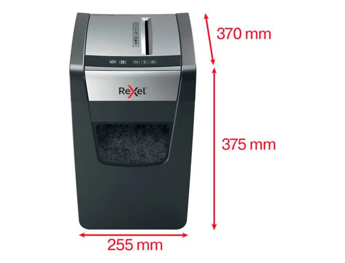 Rexel Momentum X312-SL Triturador de Papel Corte en Partículas Negro, Gris Rexel Momentum X312-SL Triturador de Papel Corte en Partículas Negro, Gris