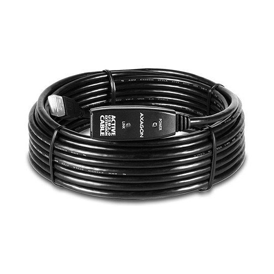 Axagon ADR-210 Cable de extensión USB activo USB 2.0, USB-A a USB-A - 10 m