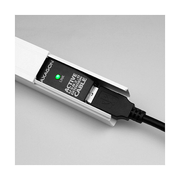 Axagon ADR-210 Cable de extensión USB activo USB 2.0, USB-A a USB-A - 10 m
