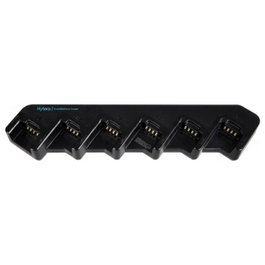 HYTERA Cargador multifunción de 6 ranuras para baterías Li-Ion/Li-Polymer HP5 HP6 HP7 y PT590