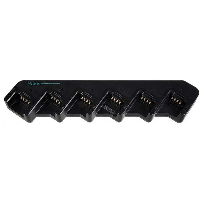 HYTERA Cargador multifunción de 6 ranuras para baterías Li-Ion/Li-Polymer HP5 HP6 HP7 y PT590 HYTERA Cargador multifunción de 6 ranuras para baterías Li-Ion/Li-Polymer HP5 HP6 HP7 y PT590