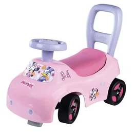 Smoby Portabebés 2 en 1 Minnie SMO3032160109689 - Caja bajo el sillín + Bocina - A partir de 10 meses - Fabricado en Francia