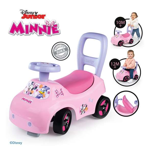 Smoby Correpasillos Minnie 2 en 1 con Caja de Almacenamiento Smoby Correpasillos Minnie 2 en 1 con Caja de Almacenamiento