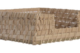 DKD Home Decor Servilletero Bambú Ratán Natural 18x18x6