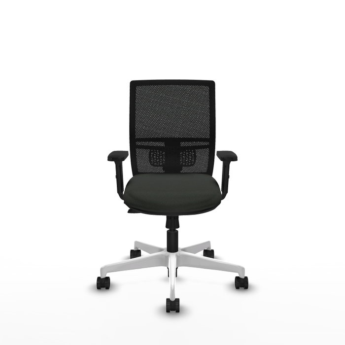 PIQUERAS Y CRESPO Silla de oficina Yunquera Negra con Mecanismo Sincro/Traslack PIQUERAS Y CRESPO Silla de oficina Yunquera Negra con Mecanismo Sincro/Traslack
