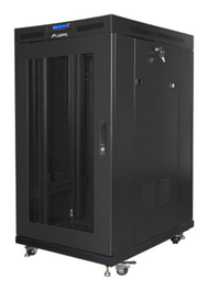 Lanberg FF01-8022-23BL Armario Rack 22U Independiente Negro