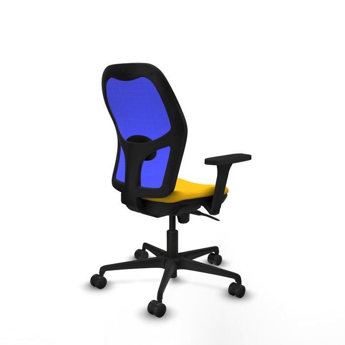 PIQUERAS Y CRESPO Silla de oficina Jorquera Amarillo y Azul