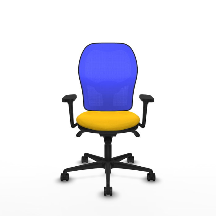 PIQUERAS Y CRESPO Silla de oficina Jorquera Amarillo y Azul