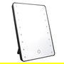 Cosmetic Club Espejo de Maquillaje Led Táctil con Caballete Giratorio y 16 LEDs, 16.8x14xh.21.8 cm