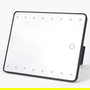 Cosmetic Club Espejo de Maquillaje Led Táctil con Caballete Giratorio y 16 LEDs, 16.8x14xh.21.8 cm