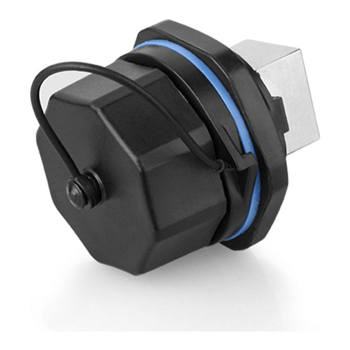 GoodConnections Alcasa IC06-R103 Conector Industrial RJ45 Negro