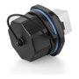 GoodConnections Alcasa IC06-R103 Conector Industrial RJ45 Negro